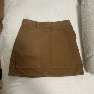 Aritzia Wilfred Free Brown Skirt